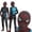 Royal Blue, variant on Classic Spider Cosplay Costume,Authentic Retro Red Blue Suit with Full Body Web Pattern,Classic Hero Costume for Anime Fans K'i'd's, Royal Blue, 110