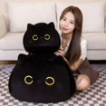 thumbnail image 2 of Cute / Soft Black Cat Plush Toys / Mysterious Black Cat Pillow / Children's Birthday Gift / Christmas Giftblack55cm Deng Xun unisex, 2 of 2