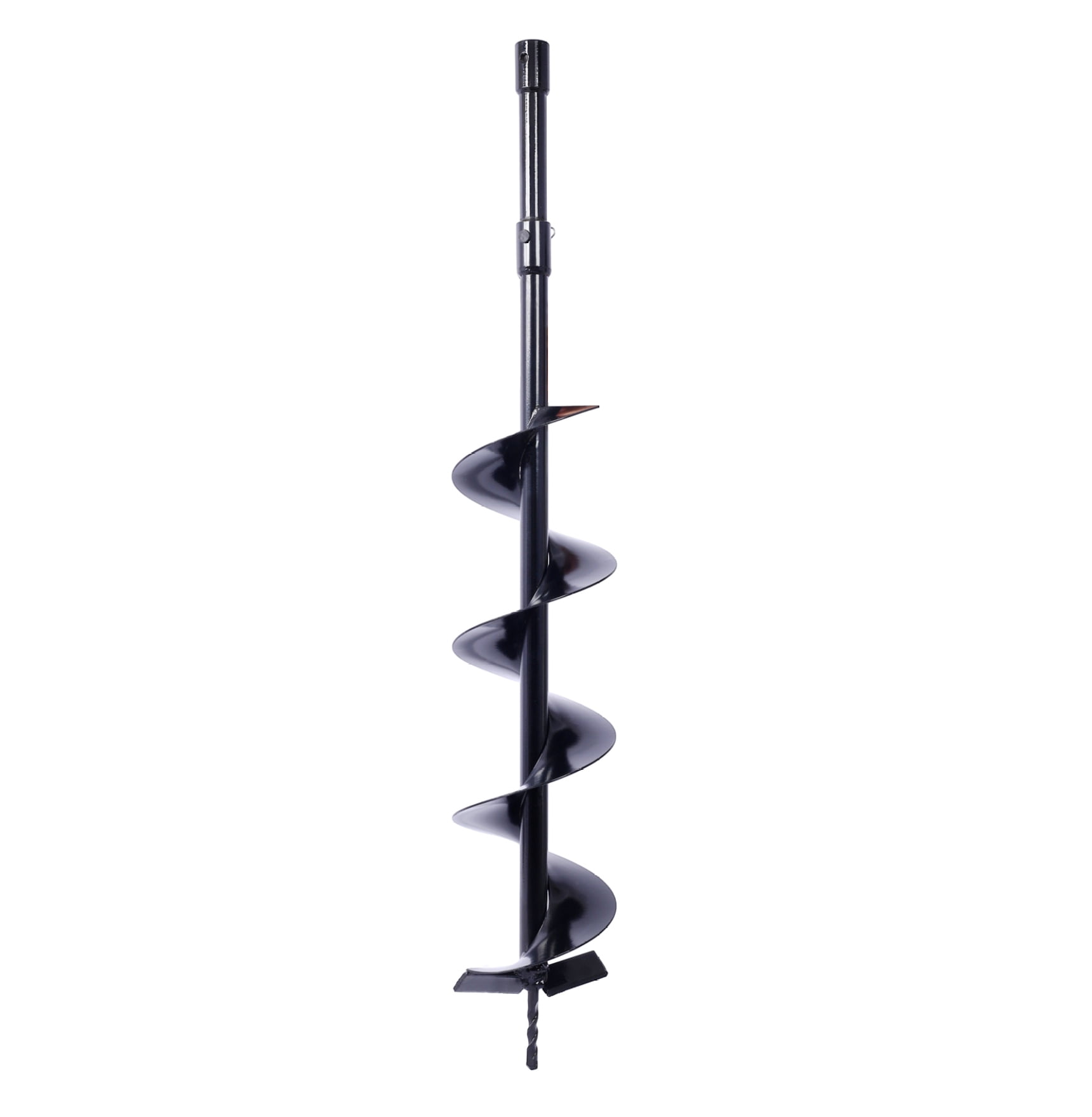 Auger Drill Bit Set for Planting - 3/4" Shaft Hole Digger Kit - 4", 6", 8", 12" Bits + Rod