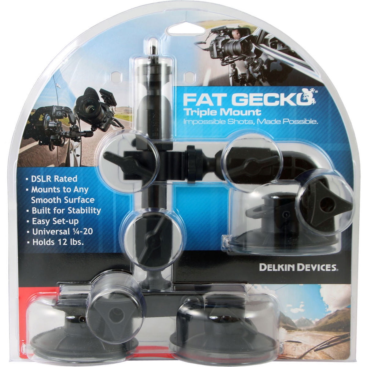 Delkin Devices Mini Tech Accessory - Fat Gecko Triple