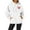 White, variant on Valentines Hoodies For Women Heart Print Loose Fashion Casual Long Sleeve Sweatshirts Y2K Outfits Fall Winter Pullover Loungewear Tops Beige L