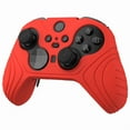 thumbnail image 4 of PlayVital Samurai Edition Anti Slip Silicone Case Cover for Xbox Elite Wireless Controller Series 2 Core, Ergonomic Soft Rubber Skin Protector for Xbox Elite Series 2 with Thumb Grips -Passion Red, 4 of 7