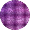 thumbnail image 1 of Ahgly Company Machine Washable Indoor Square Transitional Dark Magenta Purple Area Rugs, 3' Square, 1 of 7