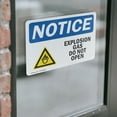 thumbnail image 4 of (2 Pack) Explosive Gas Do Not Open Sign, 4 of 7