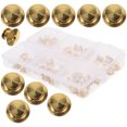 thumbnail image 3 of Miangastore Lapel Pin Backs Golden Alloy Enamel DIY Projects Jewelry 40Pcs 0.4x0.3in, 3 of 8