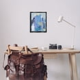 thumbnail image 4 of Stupell Industries Modern Blue Abstract with Squiggles Black Floating Frame Canvas Art, 17 x 21, by Grace Popp, 4 of 8