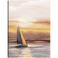 thumbnail image 1 of Cuadro Decorativo - Navegar lejos del atardecer Jr  Impresión en canvas, estrechado., 1 of 1