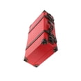 thumbnail image 2 of ZheElen Valise en Cuir Rétro Décoration Maison Rouge 44x23x12cm, 2 of 5