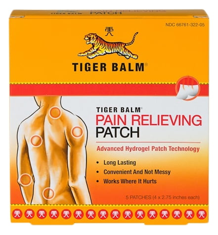 (5 Pack) Tiger Balm Pain Relieving Patch