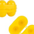 thumbnail image 5 of Mini huevera de 2 rejillas, contenedor para guardar huevos, para picnic, camping, con asa fija, color amarillo, 5 of 5