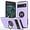 Purple, variant on Case for Google Pixel 7A 2023, Light Shockproof Protective Cover with Built-in Rotating Holder Kickstand Car Magnetic Bracket Case Compatible for Google Pixel 7A 2023 (Green)
