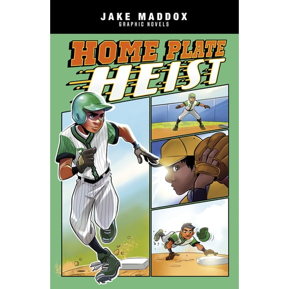 Jake Maddox Graphic Novels Home Plate Heist, (Paperback)