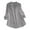 Grey, variant on Women's Knot Long Sleeved Button Down Small V Neck Shirt Loose Multicolor Top Button down Long Sleeve Dress Half Half Tights Fitted Dress Shirts for Women