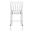 thumbnail image 5 of Pemberly Row Modern 25.5" Outdoor Counter Stool in Transparent Clear, 5 of 8