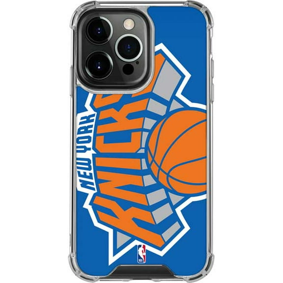 Skinit NBA New York Knicks Large Logo iPhone 16 Pro Max Clear Case