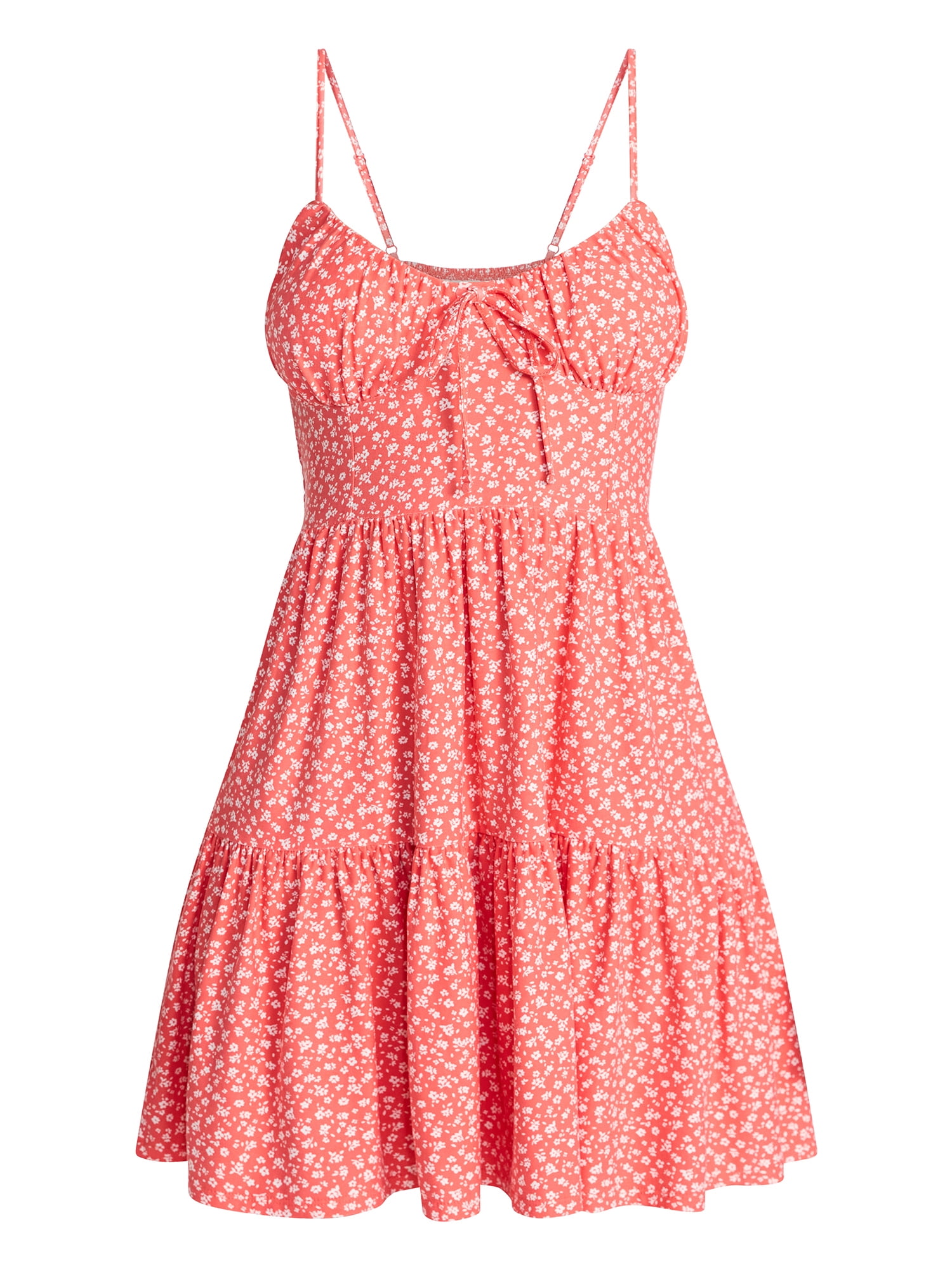 No Boundaries Tiered Mini Dress, Women's & Women's Plus XXS-4X