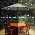 thumbnail image 2 of Patio Umbrella Clearance 9 ft Sunbrella,Outdoor Table Umbrella with 40 LED Solar Lights of Waterproof for Garden, Deck, Backyard, Pool and Beach, 2 of 5