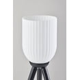 thumbnail image 3 of Adesso Kinsley 22.5" 1-Light Pull Chain Tripod Table Lamp with Ribbed Glass Cylinder Shade, 3 of 5