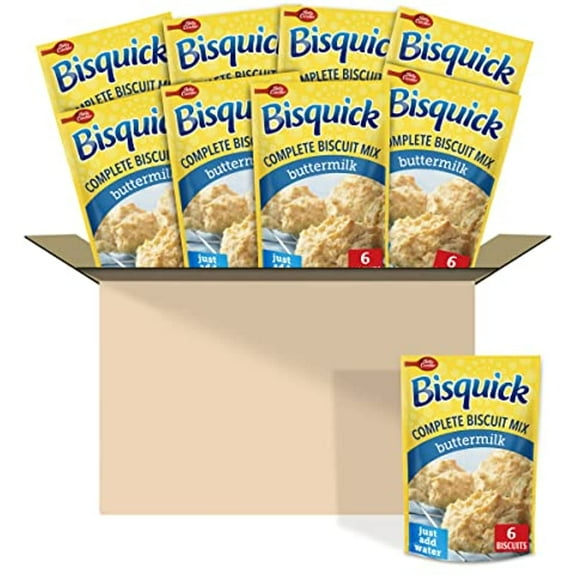 Betty Crocker Bisquick Buttermilk Biscuit Mix, 7.5 Oz (Pack Of 9)