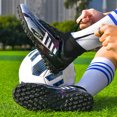 thumbnail image 5 of Zapatos de fútbol de alta calidad para hombre, botas de fútbol con punta antideslizante, suelas chapadas en oro, zapatos de entrenamiento profesionales para adultos, zapatillas de deporte para exterio, 5 of 5
