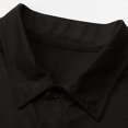 thumbnail image 6 of Yaoyar Mens Round Neck Button Detail Short Sleeve Top with Drawstring Elastic Waist Shorts Casual Two Piece Set Coordinated Outfit, 6 of 7