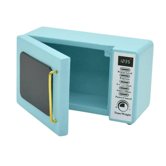 Esquirla Dollhouse Miniature Microwave Crafts Life Scene Simulation Pretend 1:12 Scale