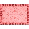 thumbnail image 1 of Ahgly Company Indoor Rectangle Abstract Red Modern Area Rugs, 3' x 5', 1 of 4