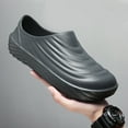 thumbnail image 6 of Dakaela Chef Shoes for Men Nonslip Water Proof Garden Kitchen Work Clogs Comfortable Nursing Mules, 6 of 8