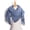 #1700-Blue, variant on Women's Knitted Shawl Scarf, Soft Warm Square Wrap for Fall and Winter Casual and Dressy Wear