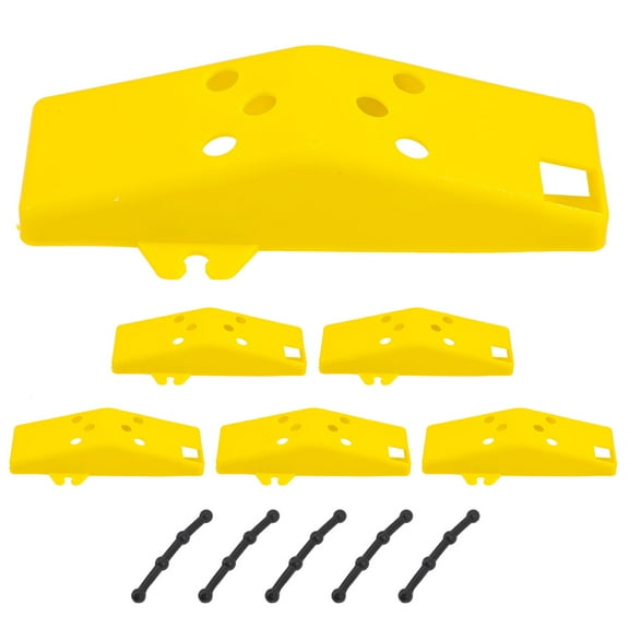 BESTSKY 5 Sets Hand Auger Blades Protector Ice Fishing Auger Cover Hand Auger Strap