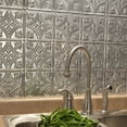 thumbnail image 4 of FASÄDE Traditional Style 1 Decorative Vinyl Backsplash 15 sq ft Kit in Brushed Aluminum, 4 of 7