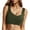 Army Green, variant on Seamless Wireless Sports Bra For Women Comfort Sleep Bra With Back Support Ideal For Yoga And Everyday Use Plus Size Bras Black