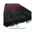 thumbnail image 4 of Boardwalk Flag Tipped Poly Lobby Brooms, Flag Tipped Poly Bristles, 38" Overall Length, Natural/Black, 12/Carton, 4 of 6