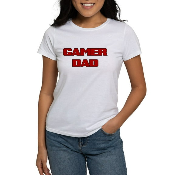 CafePress - GAMER DAD T Shirt - Women's Classic T-Shirt