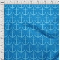 thumbnail image 4 of oneOone Rayon Medium Blue Fabric Nautical Sewing Fabric By The Yard Printed Diy Clothing Sewing Supplies 56 Inch Wide, 4 of 4