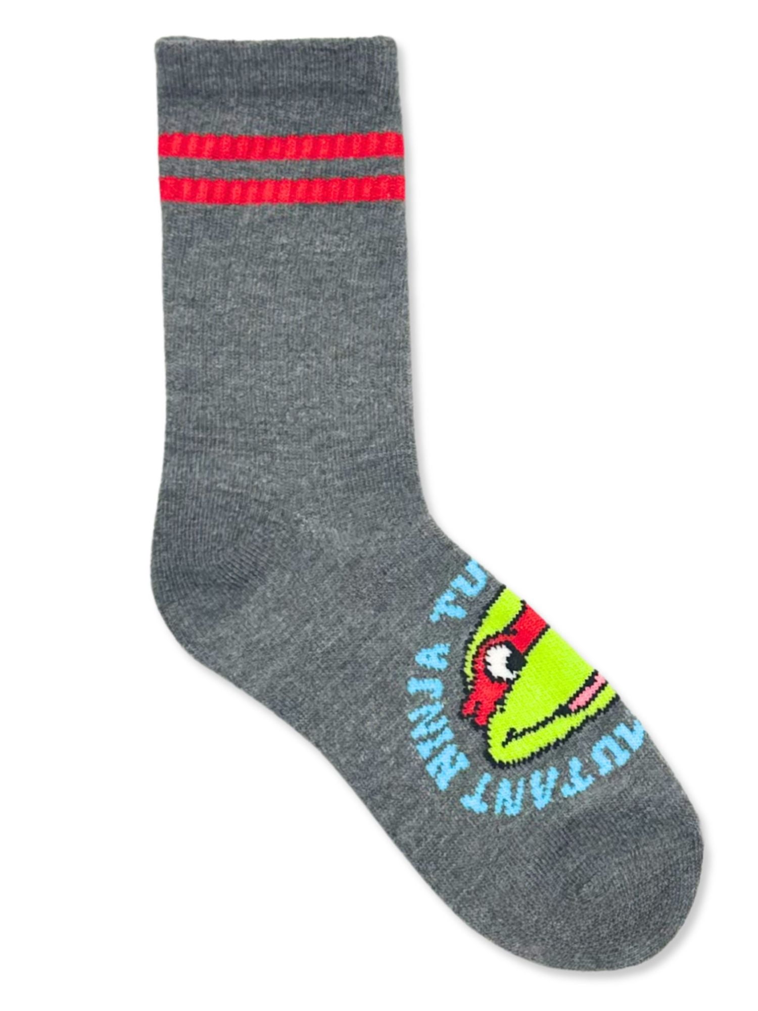 Teenage Mutant Ninja Turtles Boys Mid-Crew Socks, 3-Pack, Sizes S/M-M/L