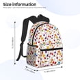 thumbnail image 4 of Lsque Drink And Cocktail Glasses Classic Casual Backpack - Large Capacity Water-Resistant Backpack for School, Work, Travel, and Outdoor Activities, 4 of 8