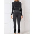 thumbnail image 3 of Sociala Thermal Underwear for Women, Long Johns Ski Cold Weather Gear Set Base Layer Warm Winter Top and Bottom Running, 3 of 4