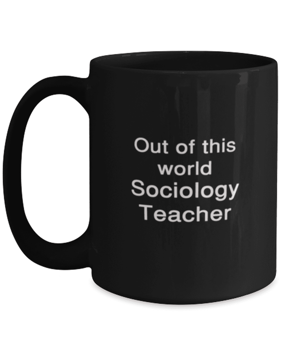 Printed Ceramic Coffee Tea Cup Gift 11oz mug Eat Sleep Sociology 