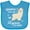 Turquoise, variant on Inktastic Grandma's You Say Alpaca My Bags Boys or Girls Baby Bib