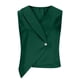 thumbnail image 2 of TaTaai 2026 Spring Women’s Satin Lapel Tee Sleeveless Loose Blazer Casual Solid Color Fashion Button Vest Elegant Polyester Daily Office Shirt Gift, 2 of 8
