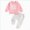 A90-Pink, variant on Gibobby Girls Clothes 3T Girls 2PCS Fall Winter Outfits Set Toddler Girls Long Sleeve Top Pants Set(18-24 Months,Pink)