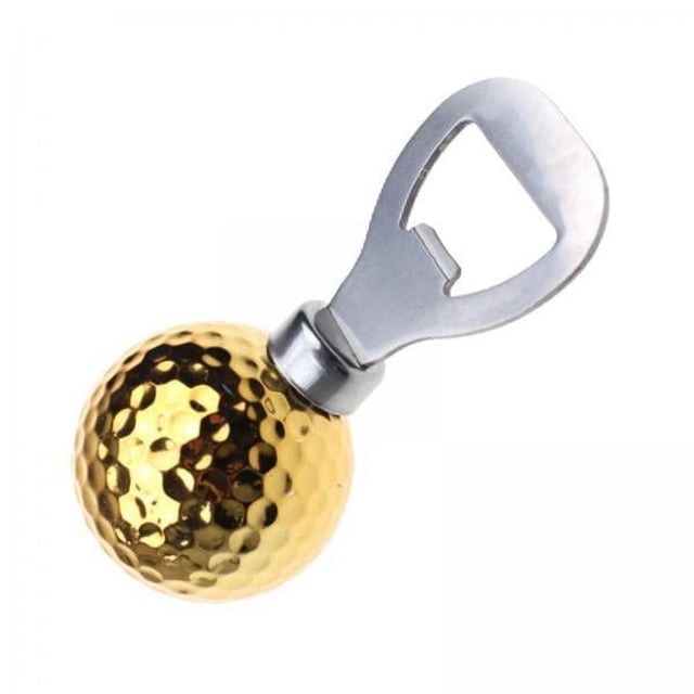 2x Abridor De Botellas De Vino Creativo Portátil Para Amantes Del Golf Amantes De Las Campistas Restaurante Dorado