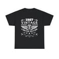 thumbnail image 2 of Vintage 1987 TShirt Women Limited Edition BDay 1987 Birthday Tshirts Shirts for Women Plus Size, 2 of 7