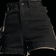 thumbnail image 1 of Pantalones cortos de mezclilla de cintura alta, falda holgada para mujer, pantalones anchos adelgazantes, moda informal de verano 2024 en forma de A, 1 of 4