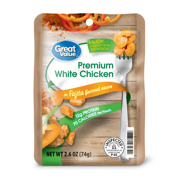 Great Value Premium White Chicken Fajita Flavored