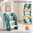 thumbnail image 4 of Vipuse 9 in 1 Toddler Slide Playset for Kids Indoor/Outdoor for Toddlers Age 1+, Yellow & Green, 4 of 14