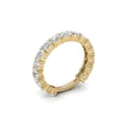 thumbnail image 2 of TimeLe$$ Classics Almost Eternity Band in 14K Yellow Gold with 2 Carat TW Natural Diamonds (Ring Size 4.5), 2 of 6