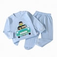 thumbnail image 5 of Gubotare Girls Pajamas Soft Little & Little Girls Pajama 2-Piece Pants Winter PJ Set 5T 6T (Blue,5-6 Years), 5 of 5