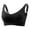 Black, variant on Sports Bras for Women No Underwire, Ribbed Seamless Yoga Bra, Side Smoothing Push Up Comfort Bra, Adjustable Straps Lifting Lingerie, 1-Pack